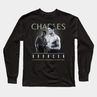 Charles bronson +++  60s retro Long Sleeve T-Shirt